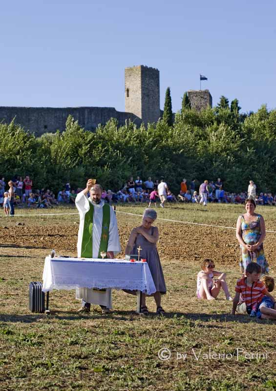 Cavalli e l'Arte della Falconeria a Monteriggioni