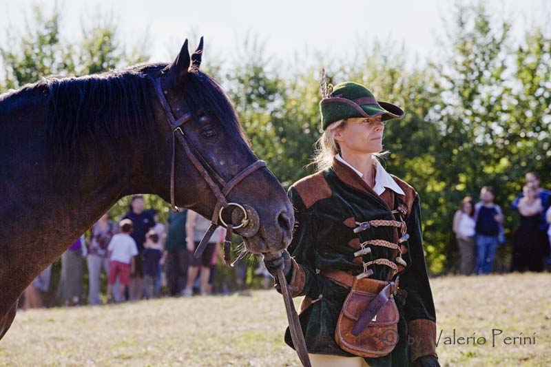 Cavalli e l'Arte della Falconeria a Monteriggioni